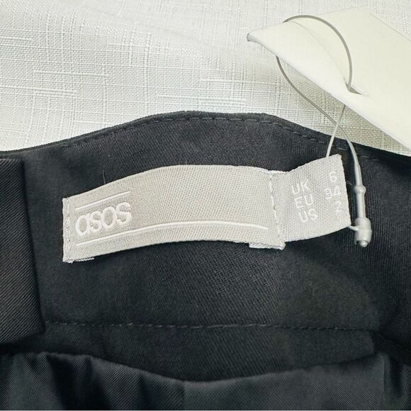 asos size 2 Black Lined Midi Skirt NEW with tags - Picture 14 of 14